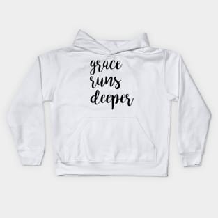 grace runs deeper Kids Hoodie